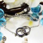 دستبند نقره زنانه طرح دنیز