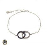 دستبند نقره زنانه طرح دنیز