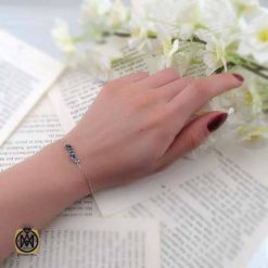 دستبند نقره زنانه طرح موج (1) دستبند نقره زنانه طرح موج