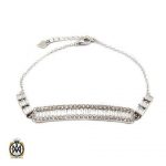 دستبند نقره زنانه طرح پریسان (1) دستبند نقره زنانه طرح پریسان