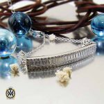 دستبند نقره زنانه طرح پریسان (3) دستبند نقره زنانه طرح پریسان