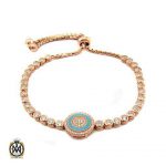 دستبند نقره زنانه طرح چشم زخم دلناز (3) دستبند نقره زنانه طرح چشم زخم دلناز