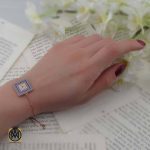 دستنبد نقره زنانه طرح چشم زخم مدل مانیا (1) دستنبد نقره زنانه طرح چشم زخم مدل مانیا