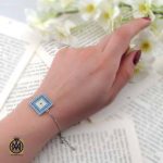 دستنبد نقره زنانه طرح چشم زخم مدل ویانا (1) دستنبد نقره زنانه طرح چشم زخم مدل ویانا