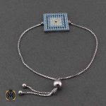 دستنبد نقره زنانه طرح چشم زخم مدل ویانا دستنبد نقره زنانه طرح چشم زخم مدل ویانا