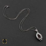 مدال میناکاری نقره دخترانه