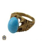 نگین تک فیروزه نیشابوری درشت خوش رنگ