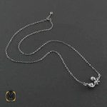 گردن آویز نقره دخترانه جدید و شیک (2) گردن آویز نقره دخترانه جدید و شیک