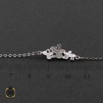 گردنبند نقره زنانه طرح پروانه ظریف (1)