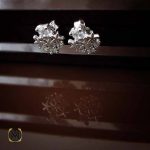گوشواره نقره زنانه طرح ارشیدا - 5069 - تصویر 2