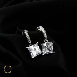 گوشواره نقره زنانه طرح تیارا - 5066 گوشواره نقره زنانه طرح تیارا - 5066