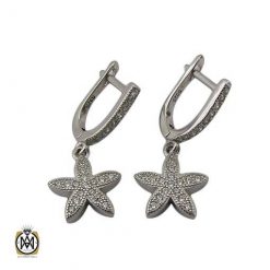 گوشواره نقره زنانه طرح دانژه (2) گوشواره نقره زنانه طرح دانژه