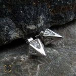 گوشواره نقره زنانه طرح شادی