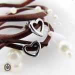 گوشواره نقره زنانه طرح قلب