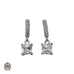 گوشواره نقره زنانه طرح پارمین (1) گوشواره نقره زنانه طرح پارمین