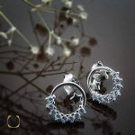 گوشواره نقره زنانه طرح پوران
