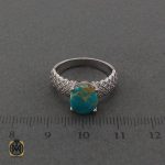 انگشتر فیروزه نیشابوری زنانه طرح فرناز