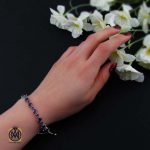 دستبند آمتیست زنانه اصل و معدنی طرح ویدا (1) دستبند آمتیست زنانه اصل و معدنی طرح ویدا