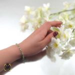 دستبند زبرجد زنانه اصل و خوش رنگ طرح هانا (1) دستبند زبرجد زنانه اصل و خوش رنگ طرح هانا