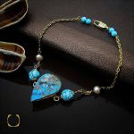 دستبند فیروزه نیشابوری مروارید پرورشی زنانه طرح آیدا (3) دستبند فیروزه نیشابوری مروارید پرورشی زنانه طرح آیدا