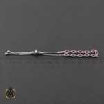 دستبند نقره دخترانه با نگین اصل و معدنی