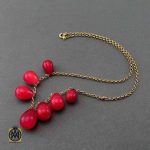 سینه ریز خوش رنگ مرغوب (1) گردنبند جید خوش رنگ زنانه طرح اوین