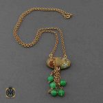 مدال به همراه زنجیر فیروزه دخترانه جدید