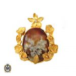 مدال عقیق خزه ای اصل معدنی طرح ملیسا