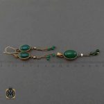 نیم ست عقیق سبز جید مروارید زنانه طرح طراوت (1) نیم ست عقیق سبز جید مروارید زنانه طرح طراوت