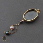 گردبند نقره مروارید اصل و حدید سینی (2) گردبند نقره مروارید اصل و حدید سینی
