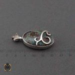 گردن آویز فیروزه اصل و مرغوب جواهرمال