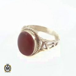 انگشتر عقیق یمن همراه با تربت امام حسین و حرز امام جواد