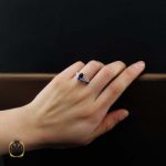 انگشتر نقره با نگین اصل و معدنی