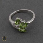 انگشتر نقره با نگین اصل و معدنی زنانه (2) انگشتر نقره با نگین اصل و معدنی زنانه