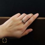 انگشتر نقره دخترانه با نگین اصل