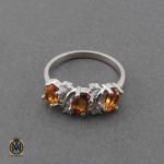 انگشتر نقره دخترانه با نگین اصل