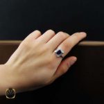 انگشتر نقره زنانه با نگین آمیتیست اصل (1) انگشتر نقره زنانه با نگین آمیتیست اصل