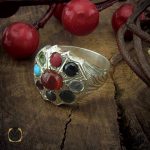 انگشتر چند نگین همراه با حرز امام جواد (ع)