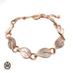 دستبند Abella زنانه استیل طرح برگ (4) دستبند Abella زنانه استیل طرح برگ