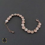 دستبند برند abella زنانه استیل طرح راشل