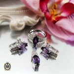 سرویس آمتیست زنانه خوش رنگ طرح ایلیار