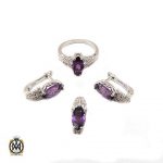 سرویس آمتیست زنانه خوش رنگ طرح ایلیار