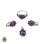 سرویس آمتیست زنانه خوش رنگ طرح تارا