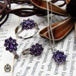 سرویس آمتیست زنانه خوش رنگ طرح تارا