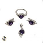 سرویس آمتیست زنانه خوش رنگ طرح فریال