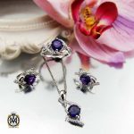 سرویس آمتیست زنانه خوش رنگ طرح فریال