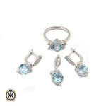 سرویس توپاز آبی خوش رنگ طرح آنیسا (2) سرویس توپاز آبی خوش رنگ طرح آنیسا