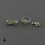 سرویس زبرجد زنانه خوش رنگ درشت طرح آنیل (1) سرویس زبرجد زنانه خوش رنگ درشت طرح آنیل