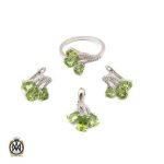 سرویس زبرجد زنانه خوش رنگ درشت طرح آنیل (3) سرویس زبرجد زنانه خوش رنگ درشت طرح آنیل