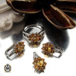 سرویس سیترین زنانه اصل و معدنی آنیتا